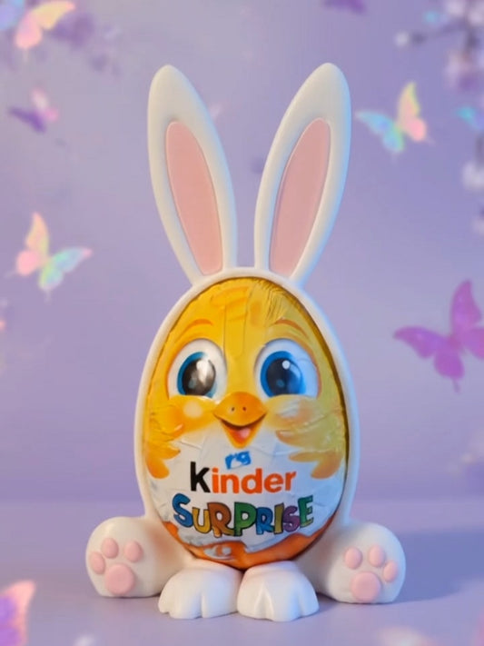 Nyuszis húsvéti tojás keret