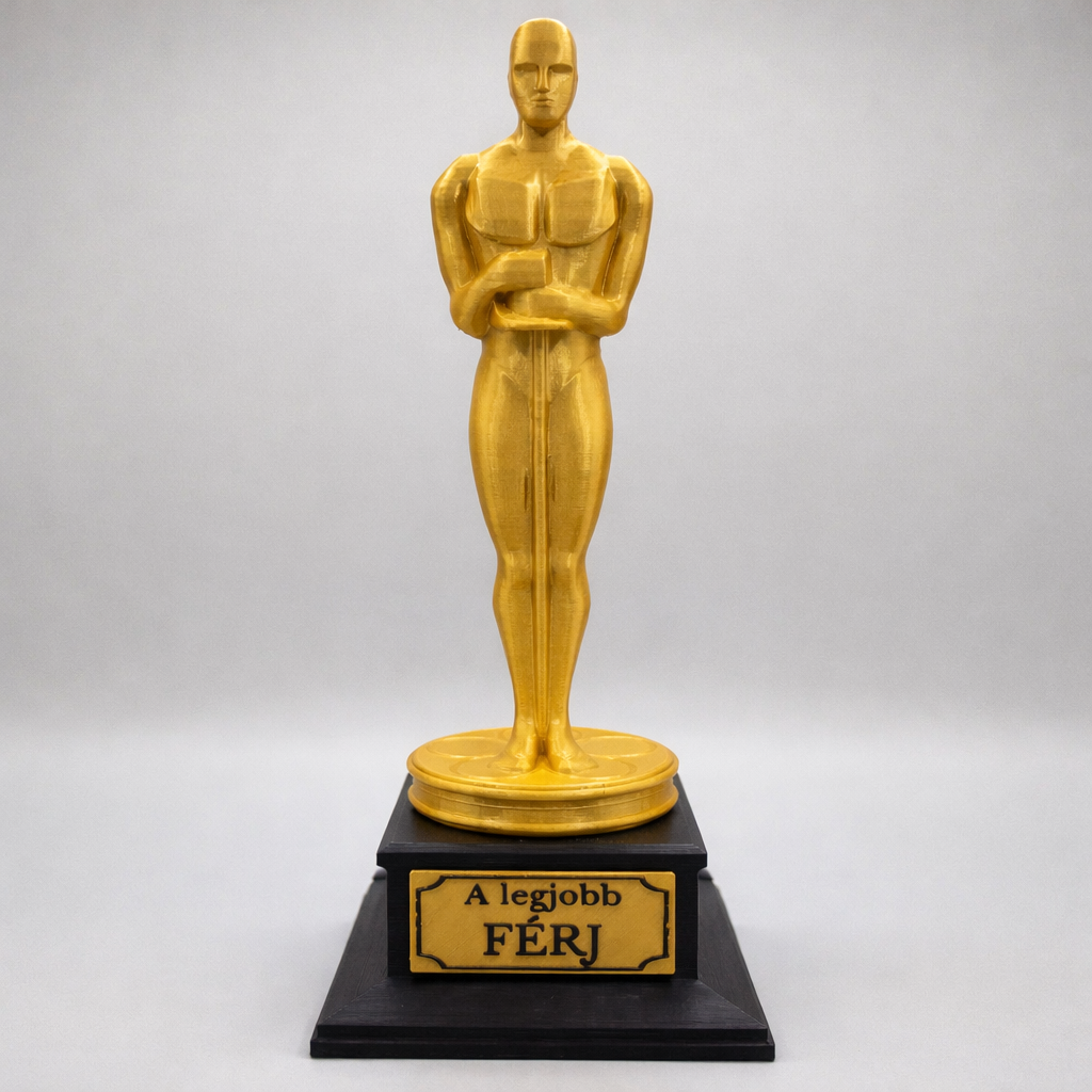 Díj egyedi felirattal