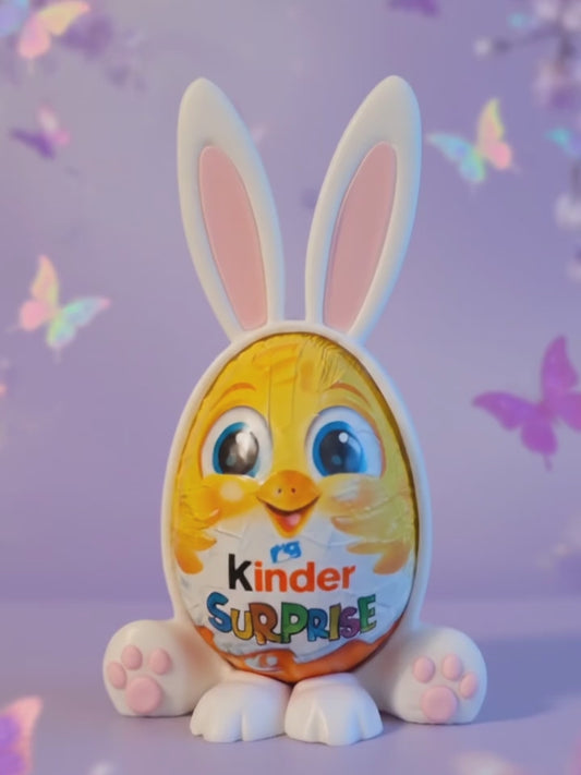 Nyuszis húsvéti tojás keret