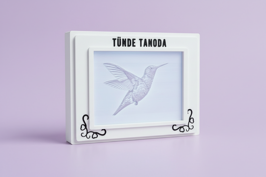 Világító litofán kép